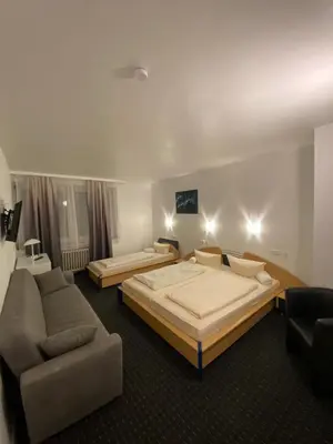 Ein Bett oder Betten in einem Zimmer der Unterkunft Luise City - An der Philharmonie