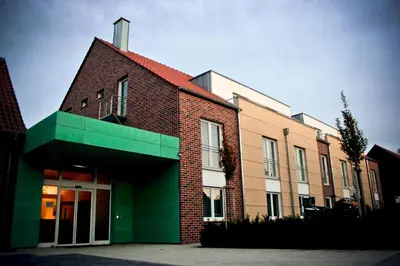 Das Gebäude in dem sich das Hotel befindet
