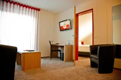 TV/Unterhaltungsangebot in der Unterkunft Hotel Brauhaus Stephanus
