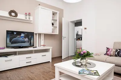 TV/Unterhaltungsangebot in der Unterkunft Ferienwohnung am Freizeitpark Bärenloch