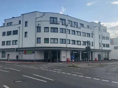 Das Gebäude in dem sich die Ferienwohnung befindet