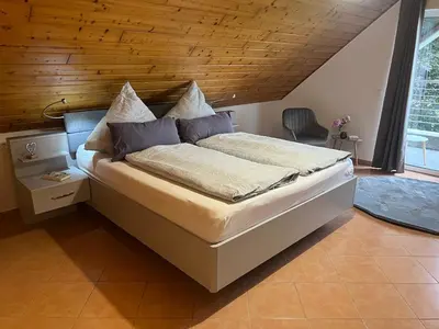 Ein Bett oder Betten in einem Zimmer der Unterkunft Hof Dalhaus