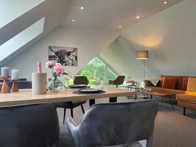 Ein Sitzbereich in der Unterkunft Hof Dalhaus