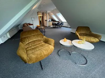 Ein Sitzbereich in der Unterkunft Hof Dalhaus