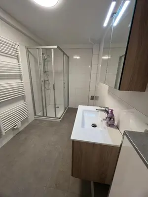 Ein Badezimmer in der Unterkunft Chrissi und Micha