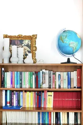 Die Bibliothek in der Ferienwohnung