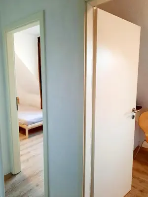 Ein Bett oder Betten in einem Zimmer der Unterkunft Gutmensch Oberhausen 4 Schlafzimmer