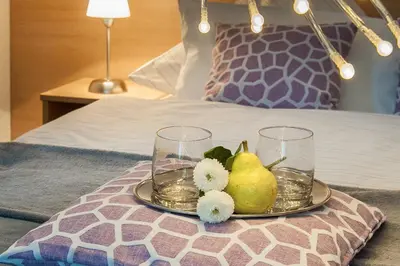 Ein Bett oder Betten in einem Zimmer der Unterkunft Hotel König