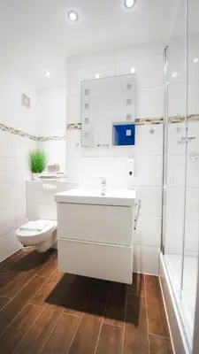 Ein Badezimmer in der Unterkunft Hotel König