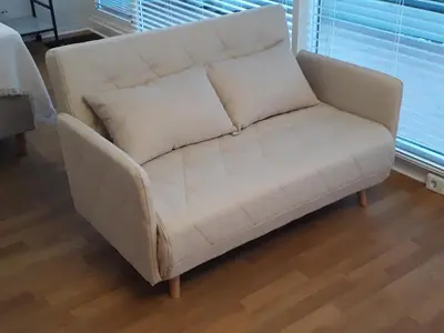 Ein Sitzbereich in der Unterkunft Modernes, sonniges Appartement im Herzen von Düsseldorf