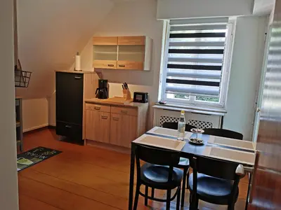 Küche/Küchenzeile in der Unterkunft HR Townhouse Honigbach