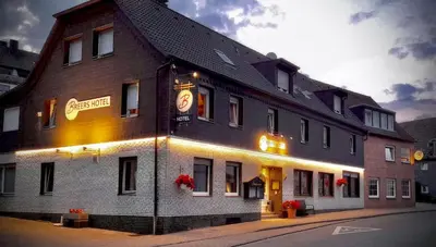 Das Gebäude in dem sich das Hotel befindet