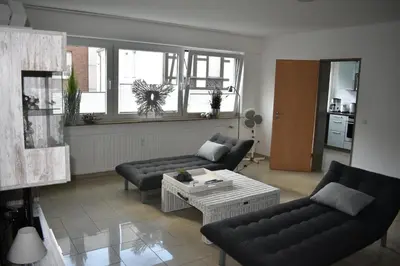 Ein Sitzbereich in der Unterkunft My Home - Ferienwohnung