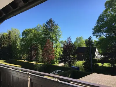 Ein Garten an der Unterkunft VormHolte