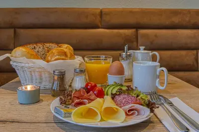 Essen im Hotel oder in der Nähe
