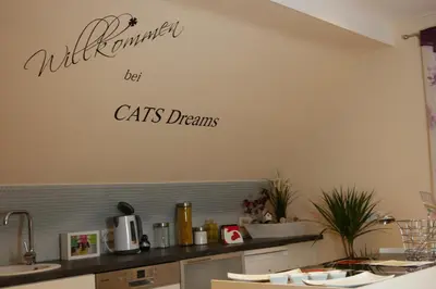 Küche/Küchenzeile in der Unterkunft CATS Dreams