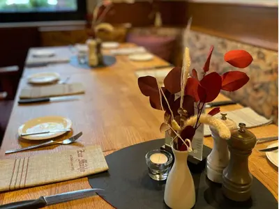 Ein Restaurant oder anderes Speiselokal in der Unterkunft Hotel-Restaurant Zur Mühle