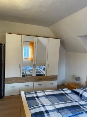 Ein Bett oder Betten in einem Zimmer der Unterkunft Ferienhaus Pacco