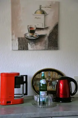 Kaffee-/Teezubehör in der Unterkunft Am Klinikum