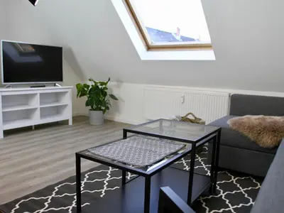 TV/Unterhaltungsangebot in der Unterkunft Apartmenthaus in der Arnoldstraße