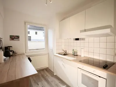 Küche/Küchenzeile in der Unterkunft Apartmenthaus in der Metzstraße