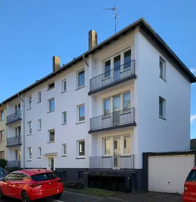 Das Gebäude in dem sich die Ferienwohnung befindet