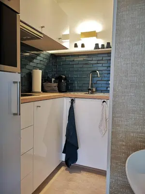 Küche/Küchenzeile in der Unterkunft RhePi-Apartment