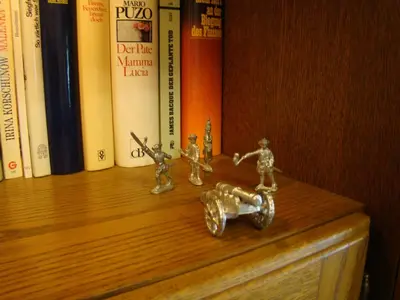 Die Bibliothek in der Ferienwohnung