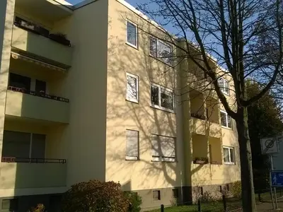 Das Gebäude in dem sich die Ferienwohnung befindet
