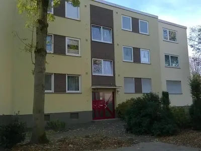 Das Gebäude in dem sich die Ferienwohnung befindet