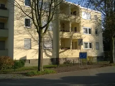 Das Gebäude in dem sich die Ferienwohnung befindet