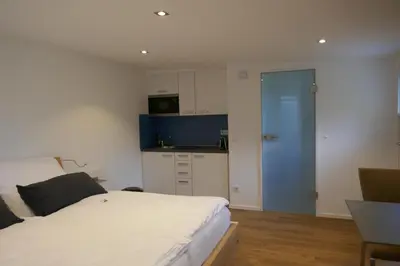 TV/Unterhaltungsangebot in der Unterkunft Messeappartement Unterrath