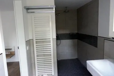 Ein Badezimmer in der Unterkunft Messeappartement Unterrath