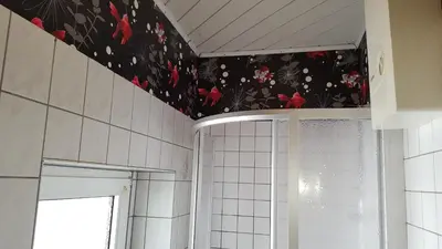 Ein Badezimmer in der Unterkunft Monteur Apartment Scarlett