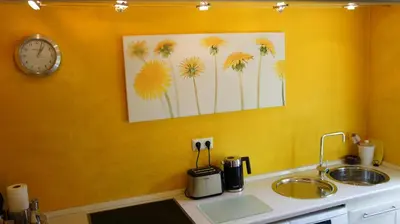 Küche/Küchenzeile in der Unterkunft Bergisches Cottage Solingen - Tiny House mit Garten