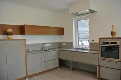Küche/Küchenzeile in der Unterkunft Penthousewohnung