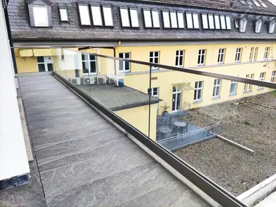 Das Gebäude in dem sich die Ferienwohnung befindet