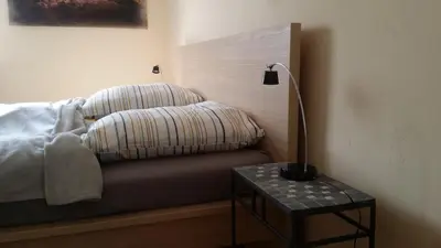 Ein Bett oder Betten in einem Zimmer der Unterkunft Glück Auf! Urlaub und Erholung in Duisburg
