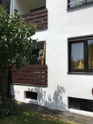 Das Gebäude in dem sich die Ferienwohnung befindet