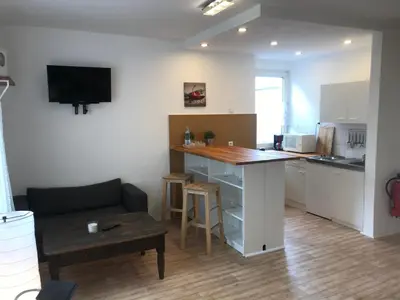 Küche/Küchenzeile in der Unterkunft Monteurhome-Hagen