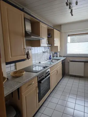 Küche/Küchenzeile in der Unterkunft Ferienwohnung Beate & Burkhard