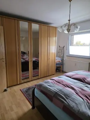 Ein Bett oder Betten in einem Zimmer der Unterkunft Ferienwohnung Beate & Burkhard