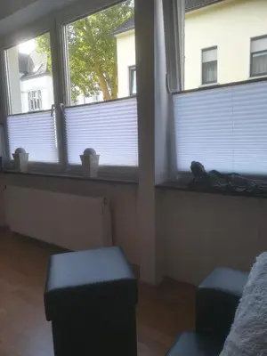 Ein Sitzbereich in der Unterkunft Zentral gelegene Wohnung in Velbert-Mitte