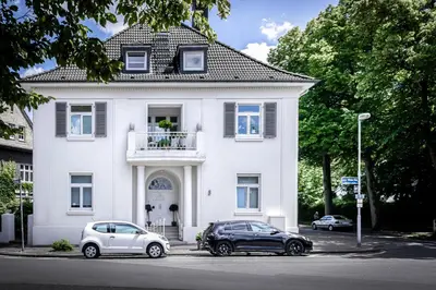 Das Gebäude in dem sich die Ferienwohnung befindet