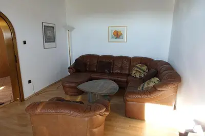 Ein Sitzbereich in der Unterkunft Ferienwohnung Branka