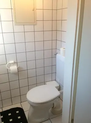 Ein Badezimmer in der Unterkunft Messewohnung Düsseldorf-Nord