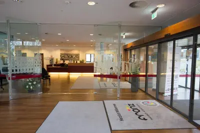 Lobby/Rezeption in der Unterkunft Hotel Franz