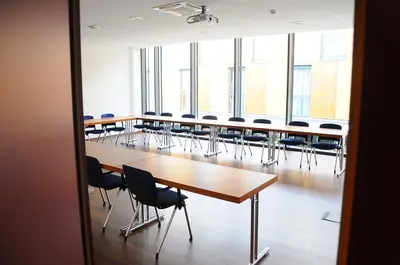 Der Geschäftsbereich oder Konferenzraum in der Unterkunft Hotel Franz