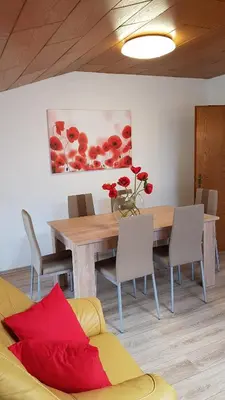 Ein Sitzbereich in der Unterkunft ELENA flat Mohn Duisburg Zentrum