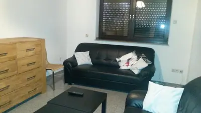 Ein Sitzbereich in der Unterkunft Ferienwohnung Klaus